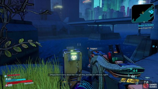 You&rsquo;ll be able to find the first Typhon Log overlooking the water near the Fast Travel Point,