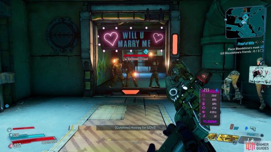 kill Bloodshine&rsquo;s Friends to gain access to the wedding venue.