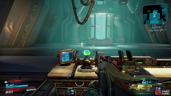 Place Terry&rsquo;s brain into the device, 