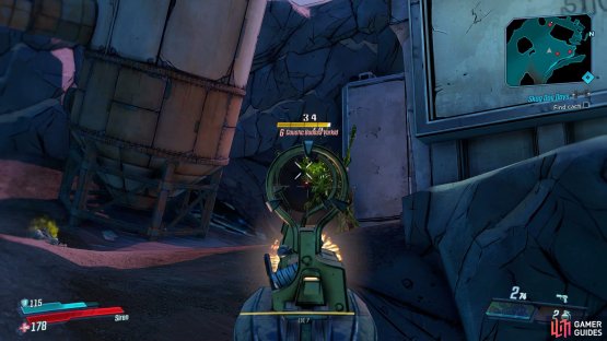 You&rsquo;ll need to take out the Caustic Badass Varkid to get past,
