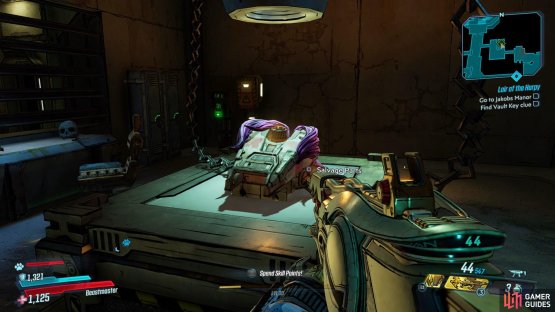 You&rsquo;ll be able to find this Claptrap laying on a table in the room just before The Devil&rsquo;s Saucepan,