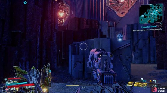 Climb up the pillars in the middle of the room, 