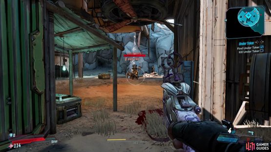 Once you&rsquo;ve taken out all the enemies in the area the Under Taker will spawn,