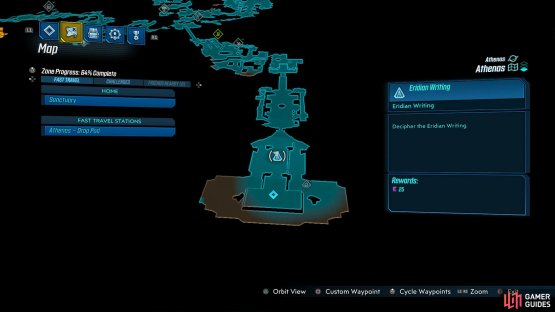 Head to the far south of The Anchorhold