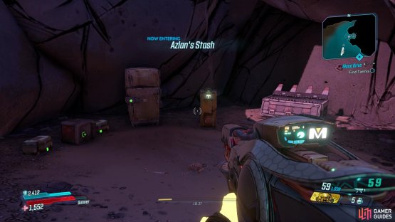 while Azlan&rsquo;s Stash is found against the northern edge.