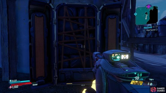 to find the Dead Drop behind the large silo.