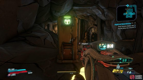you&rsquo;ll find this on your left as you pass some stairs.