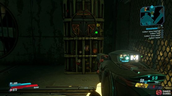 drop down it to locate the Dead Drop.