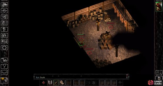 Head inside the storehouse and mercilessly maul the mice.