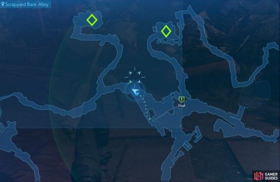 You’ll find two groups of enemies in the following locations