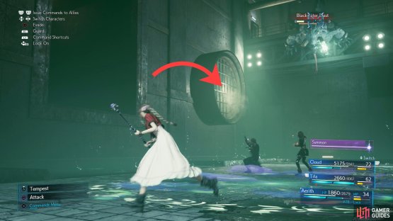 Be wary of the glowing pipe, as that&rsquo;ll be the source of Abzu&rsquo;s Blackwater Blast attack.