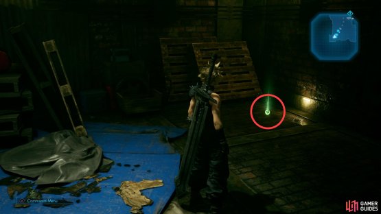 stop to grab an orb of Poison Materia as you go.