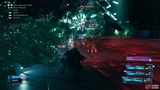 H0512&rsquo;s &ldquo;Mako Expulsion&rdquo; attack deals moderate damage and inflicts &ldquo;Slow&rdquo;.