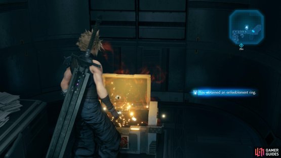 while another chest in a room nearby will yield an Enfeeblement Ring.
