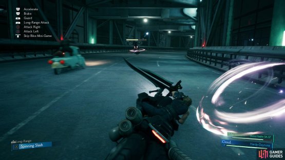 Dodge the M.O.T.H. Unit&rsquo;s blade attacks.