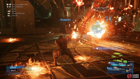 Barret&rsquo;s &ldquo;Maximum Fury&rdquo; ability will make it much easier to take out specific enemy parts.
