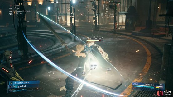 Against Shock Troopers, switch to Punisher mode and counterattack.