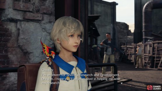 Talk to Chadley and he&rsquo;ll ask you to help him gather Battle Intel.