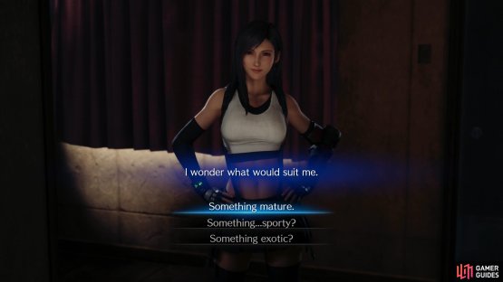 If you complete all the quests in Chapter 3 you&rsquo;ll be able to spend some quality time with Tifa, where your opinion may have some far-reaching consequences&hellip;