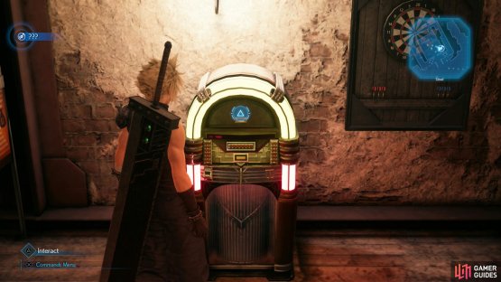 In Seventh Heaven, search the jukebox to obtain the &ldquo;Tifa&rsquo;s Theme&rdquo; Music Disc.