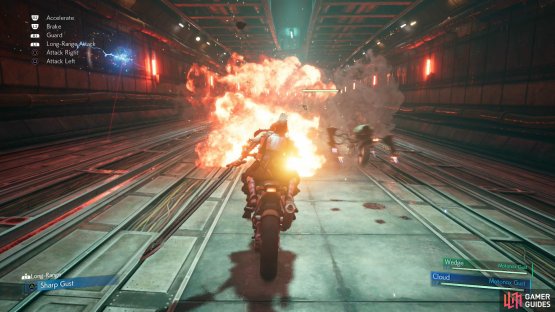Be especially careful to dodge firebombs, as they deal significant damage.