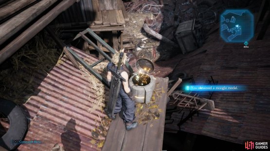 Grab some treasure as you make your way across the rooftops.