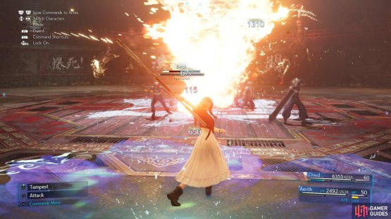 Aerith can make short work of them with Arcane Ward and Fira.