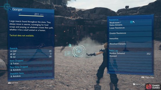 This will allow you to see an enemy&rsquo;s stats in detail - and satisfy Chadley&rsquo;s request.