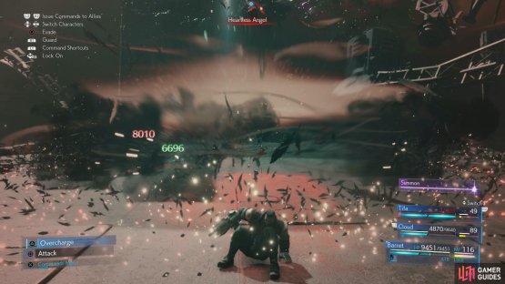In phase four Sephiroth will use &ldquo;Heartless Angel&rdquo;, reducing characters in a large area down to 1 HP.