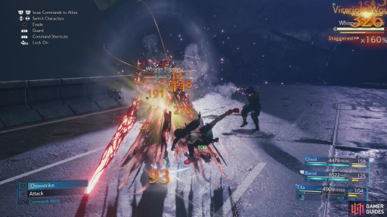 Once a Whisper&rsquo;s HP bar is depleted, punish it with your most powerful attacks to damage Whisper Harbinger.