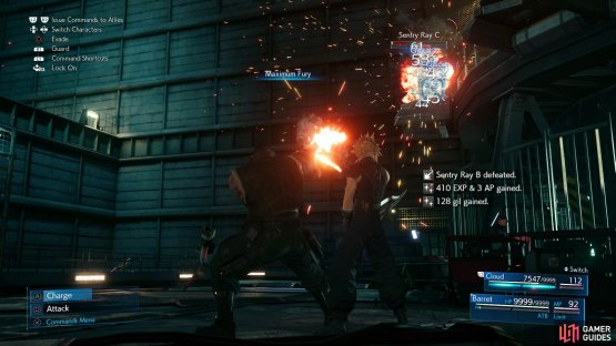 Use Barret&rsquo;s &ldquo;Maximum Fury&rdquo;  to deal significant damage quickly.