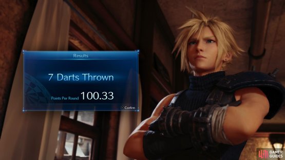 keep practicing until you manage to knock off 301 points in seven darts or less, you&rsquo;ll earn the trophy &ldquo;Heavenly Dart Player&rdquo;