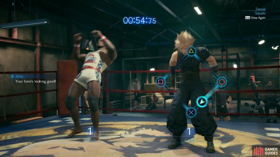 During the first few squats you&rsquo;ll have an on-screen guide.
