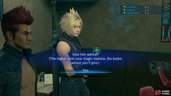 Your elemental materia - fire, ice and lightning - will determine the outcome of your endeavors in the restaurant.