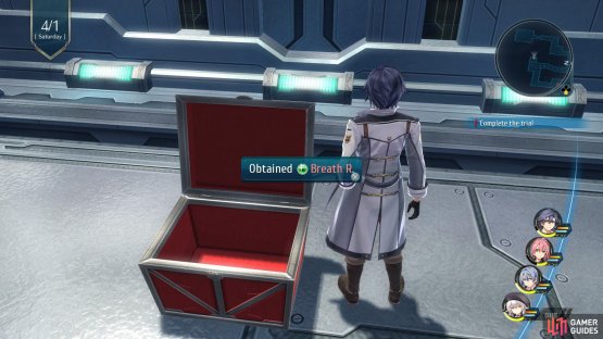and then open the Chest to obtain the Breath R.