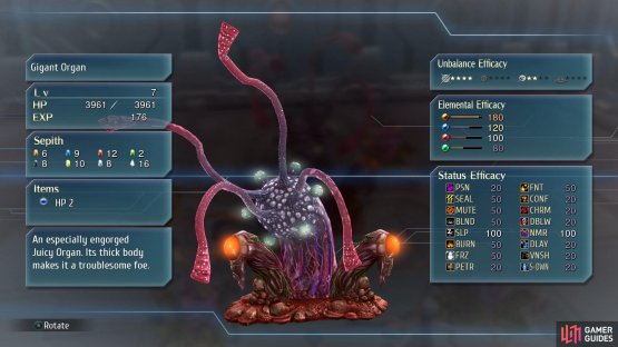 Inspect the boss to find out its weaknesses 