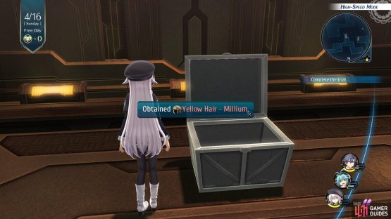 Towards the end of the Keep you&rsquo;ll find a Chest with the Yellow Hair - Millium inside