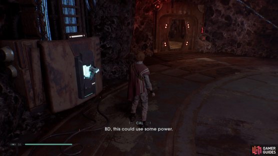and get BD-1 to overcharge it to give power to the lift.