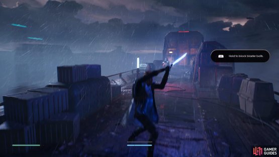 and then use LB or L1 to deflect any incoming bullets back.