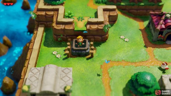 Head over to the well to the west of the village,