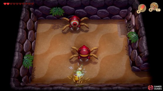 Deflect the Gohma’s Orb attacks with you Shield,