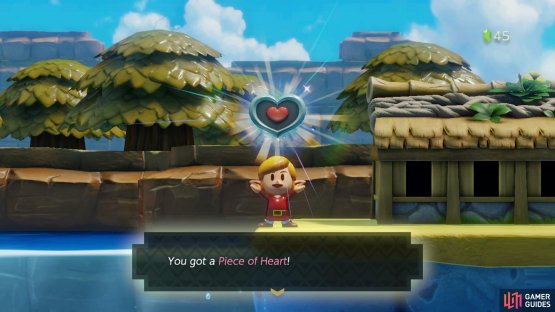 You&rsquo;ll be able to get one Piece of Heart for catching a Small Fish,