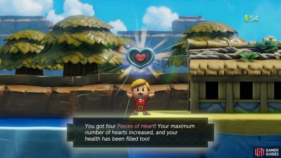 You&rsquo;ll gain two Pieces of Hearts from catching a normal fish and a Lunker,