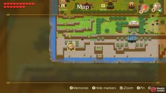 Head to this location on the map, 