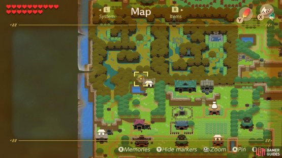 Head to this location on the map, 