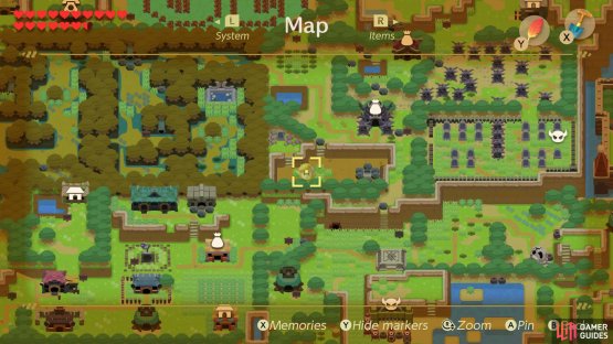 Head to this location on the map, 