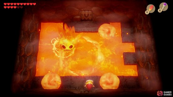 Dodge the fireballs,