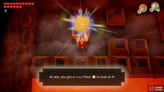 and open the Chest for the Map to the Turtle Rock.