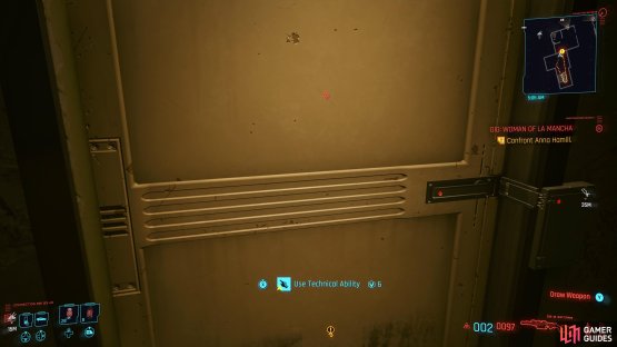 You can simply head up to Anna&rsquo;s door and enter with a Technical 6 check