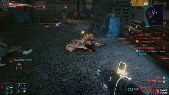 then collect the evidence from the body. 